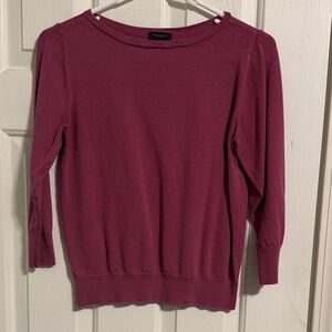 Ann Taylor Berry Crew Neck Sweater